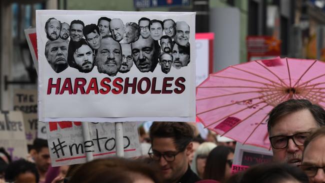 Harvey Weinstein is the result of society’s years of complicity in trivialising sexual harassment. Picture: AFP/Mark Ralston.