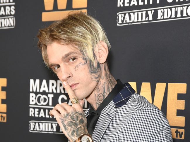 Aaron Carter has tragically died. Picture: Getty Images