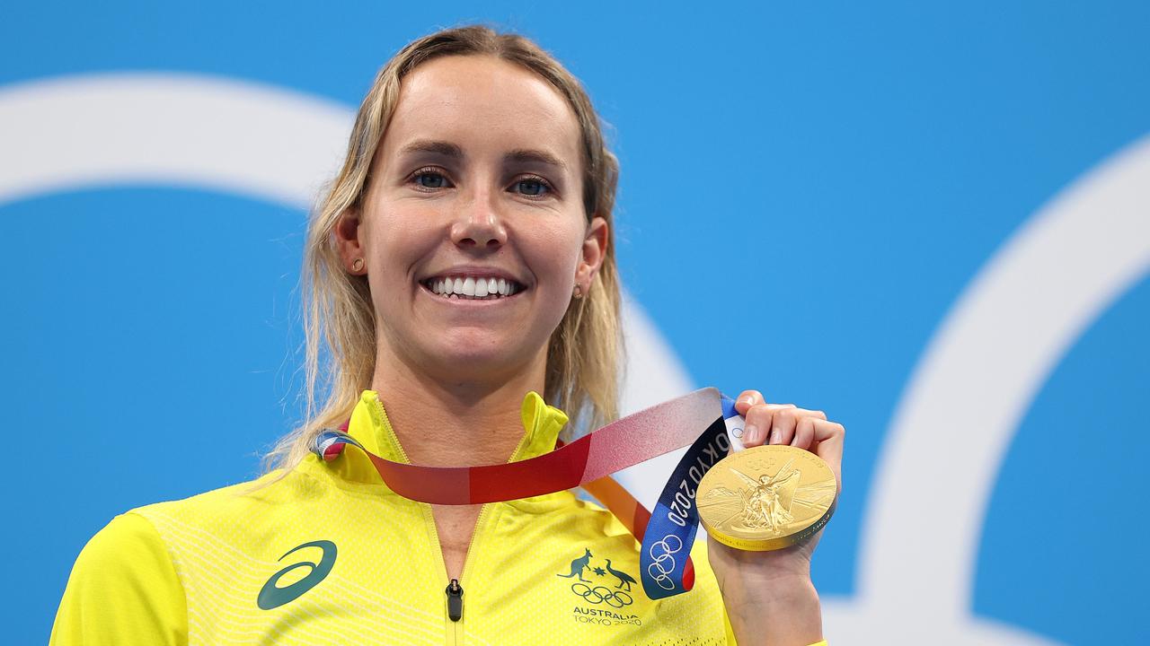 McKeon with her 100m freestyle gold.