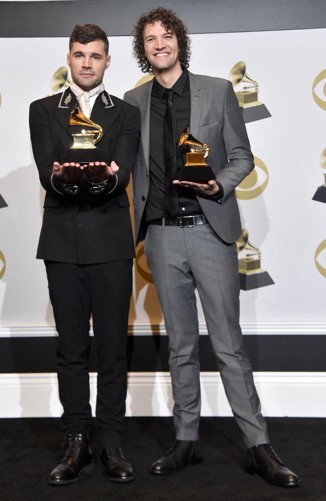Joel David Smallbone and Luke Smallbone of King & Country. Picture: Getty Images
