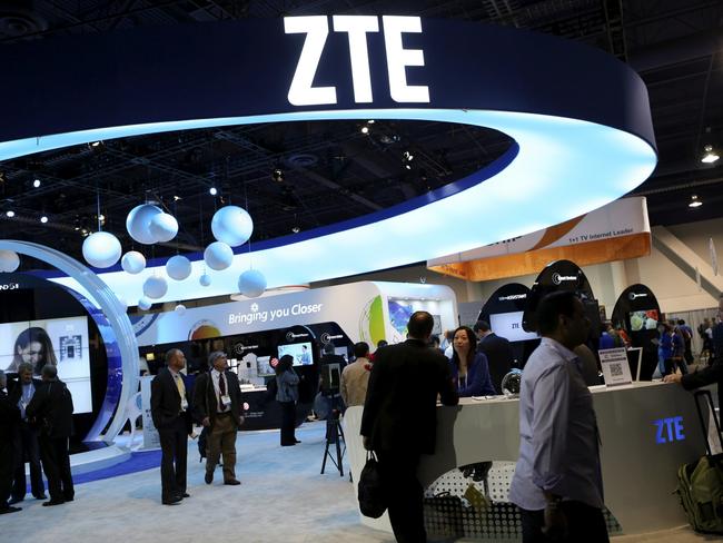 A ZTE-built phone is being used by MPs, their staff and parliamentary departments. Picture: Reuters