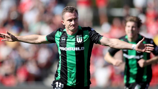 Besart Berisha is a key asset for Western United. Picture: AAP