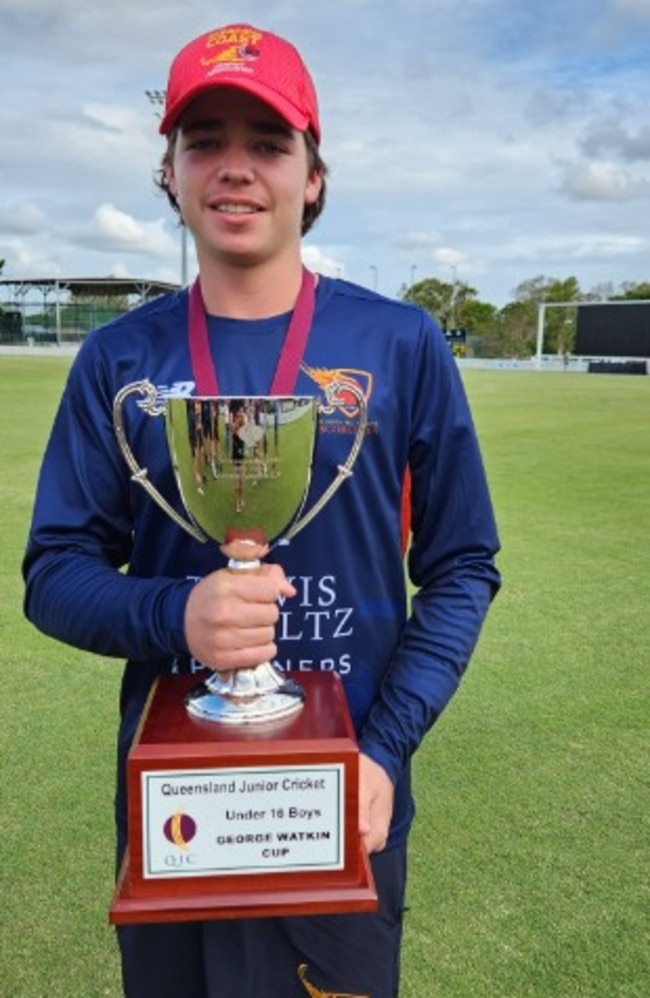 Sunshine Coast Scorchers young gun Lachlan Hardiker.