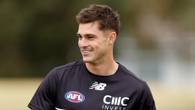 Jack Steele. (Photo by Dylan Burns/AFL Photos via Getty Images)