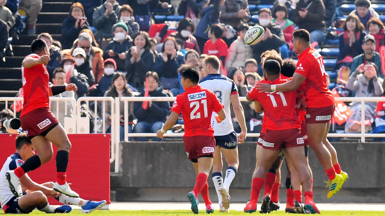 The Sunwolves have shocked the Rebels first up to send a parting shot to SANZAAR.
