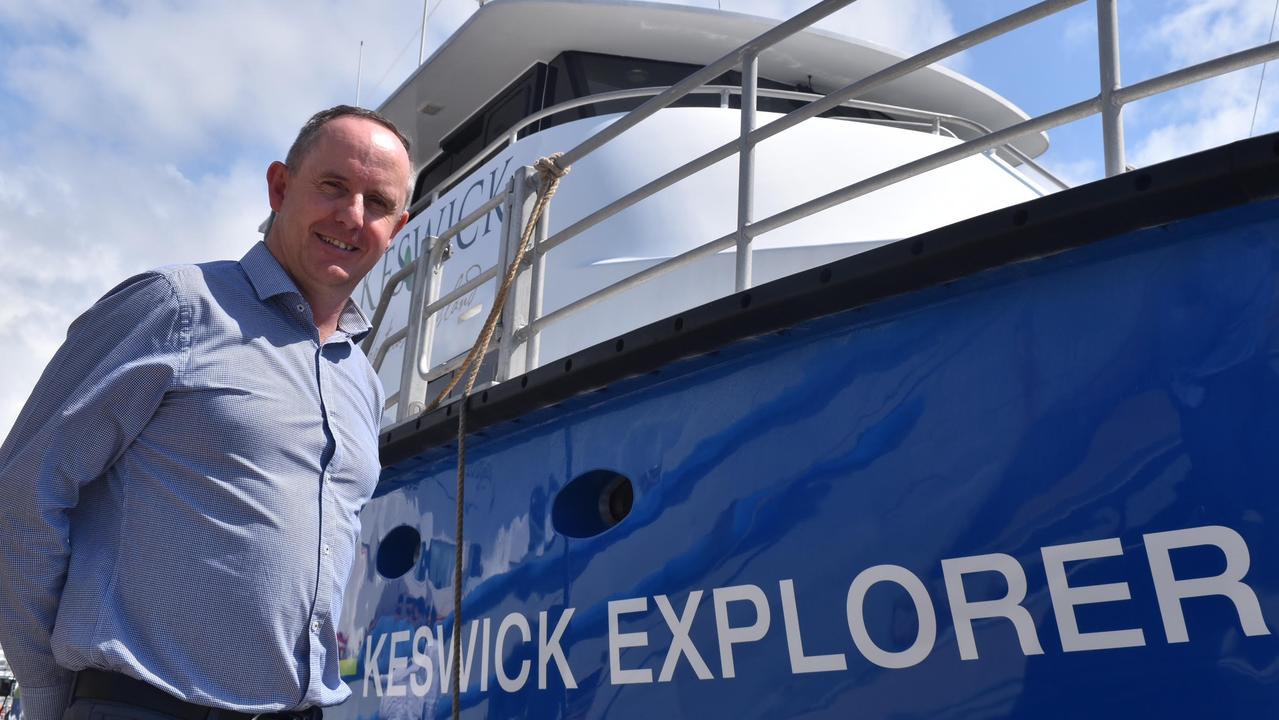 Mackay Isaac Tourism CEO Tas Webber ahead of new access to the island for Mackay tourists, September 28, 2021. Picture: Matthew Forrest