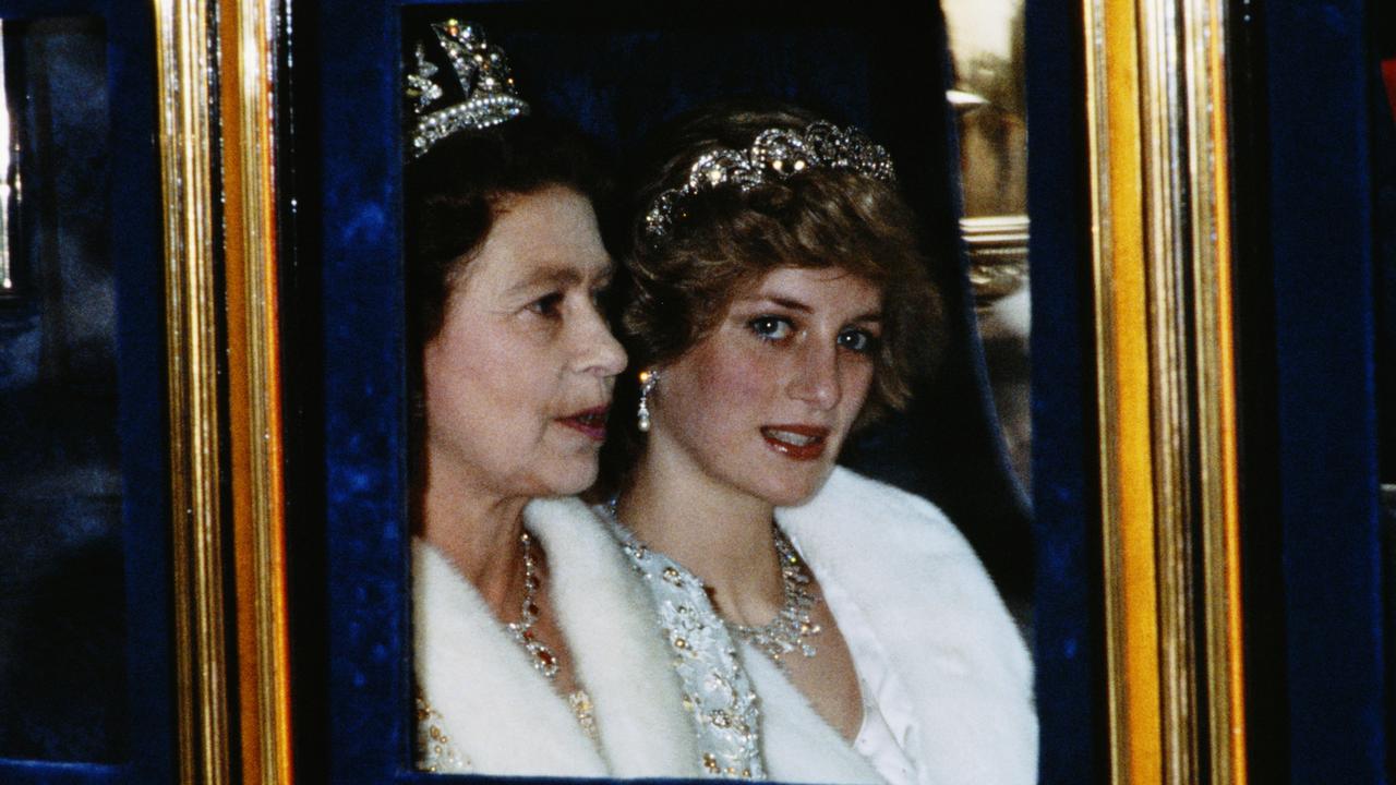 Princess Diana and the Queen in 1982. Picture: Terry Fincher/ Princess Diana Archive/ Getty Images.