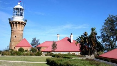 Barrenjoey Lighthouse at Palm Beach and its surrounding heritage buildings. Picture: Michele Cooper/Planning and Environment Department