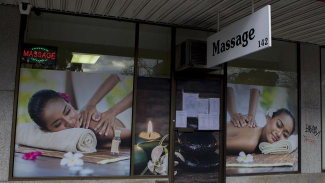 An illegal brothel in Malvern East that was made up to look like a massage parlour. Picture: Supplied