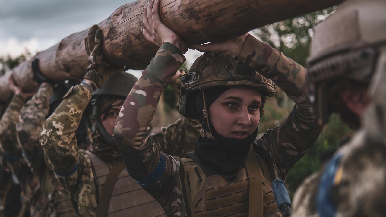 Ukrainian Women Pictured Training To Join Frontline Against Russia ...