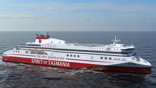 A concept design for the new Spirit of Tasmania ferries: