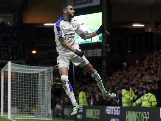 Riyad Mahrez scores a stunner against Watford.