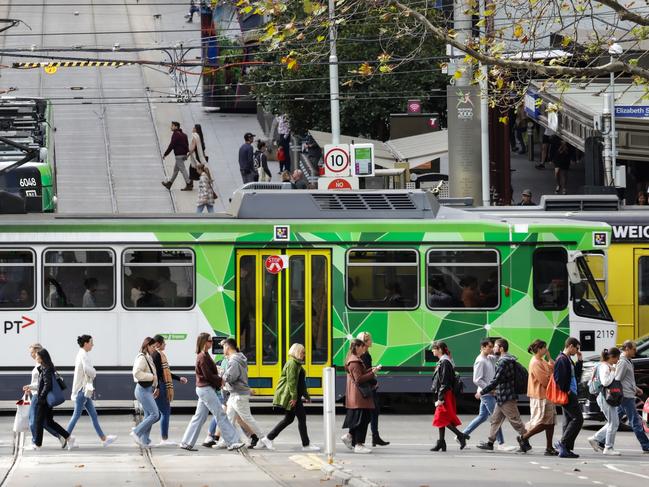 Melbourne has taken close to one-in-three new migrants. Picture: Ian Currie