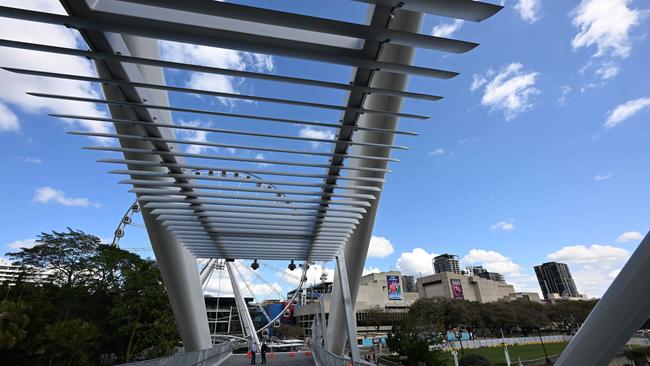 The Neville Bonner Bridge will officially open on September 2. Picture: Lyndon Mechielsen/Courier Mail