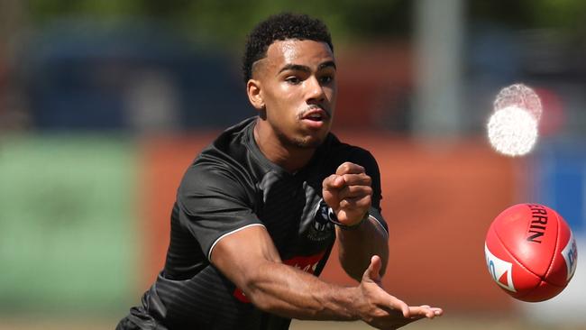 Isaac Quaynor will play his first game of the year for Collingwood.