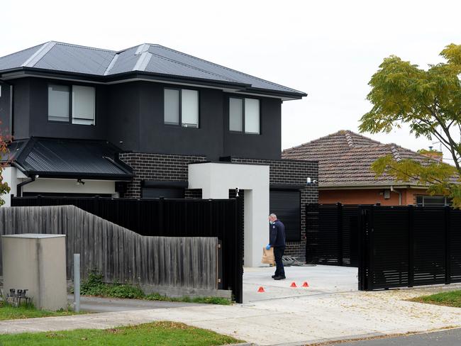 Security had been beefed up at the home in recent months. Picture: Andrew Henshaw