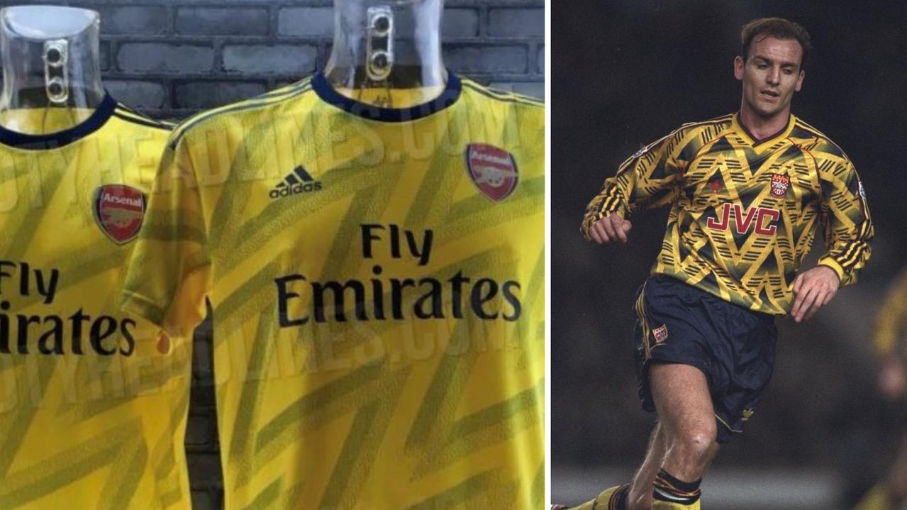 The new kit is a throwback to Arsenal’s infamous 1991 design.