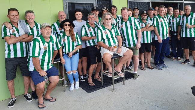 Past St Helens players, officials and supporters reunited for the final Ipswich Knights match of the Football Queensland Premier League 1 season. Picture: David Lems