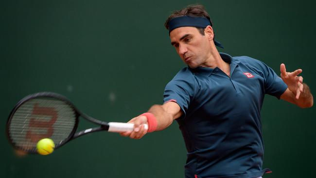 Switzerland's Roger Federer is the No. 8 seed for the French Open. Picture: Fabrice COFFRINI/AFP