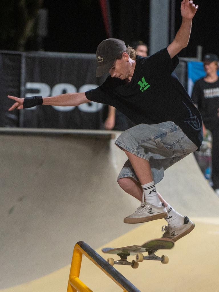 Jack Lewis at Rumble On The Reef Sugar Bowl Skatepark Saturday 23 September 2023 Picture:Michaela Harlow