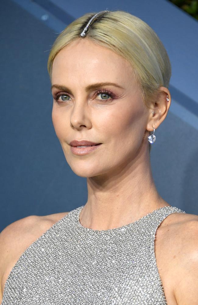 Theron admits her home schooling skills could use a little work. Picture: Getty