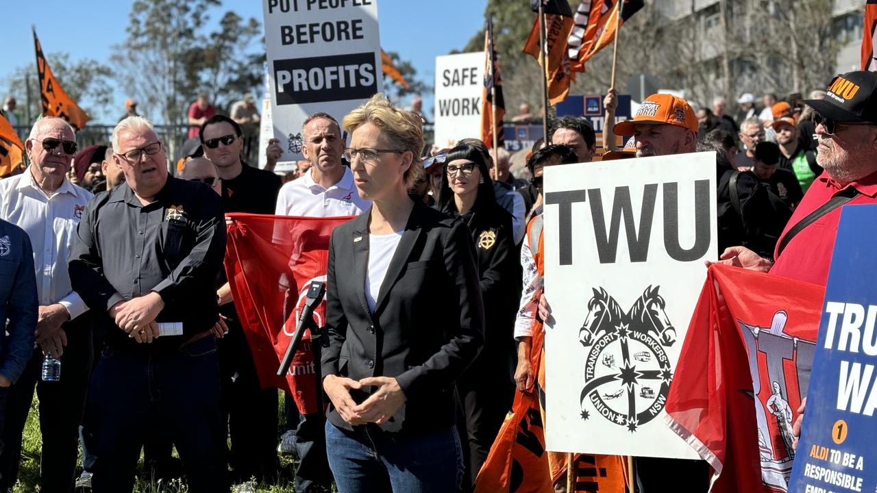 ACTU secretary Sally McManus said workers deserved safety, minimum standards and respect in the workplace. Picture: NewsWire Handout