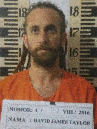 A police mugshot of David Taylor. Picture: Supplied.
