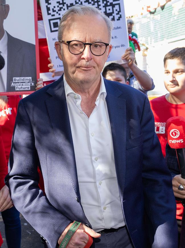 PM Anthony Albanese is widely tipped to win the election. Picture: Jason Edwards / NewsWire