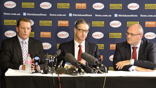 Voss after being sacked by Brisbane in 2013. Picture: Bradley Kanaris