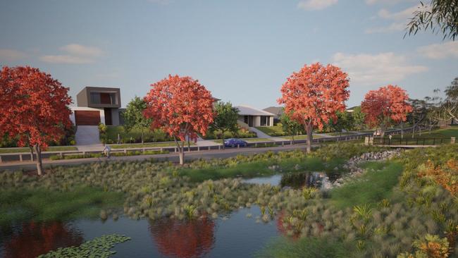 Bisinella Developments' Clarendon Park Estate at Drysdale will hold 35 new house lots.