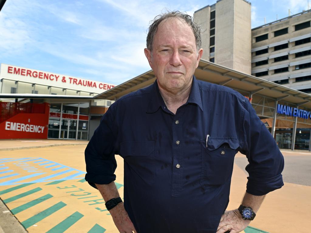 Australian Medical Association NT president Dr Robert Parker has urged Canberra to provide more funding to help solve Royal Darwin Hospital’s woes. Picture: Julianne Osborne