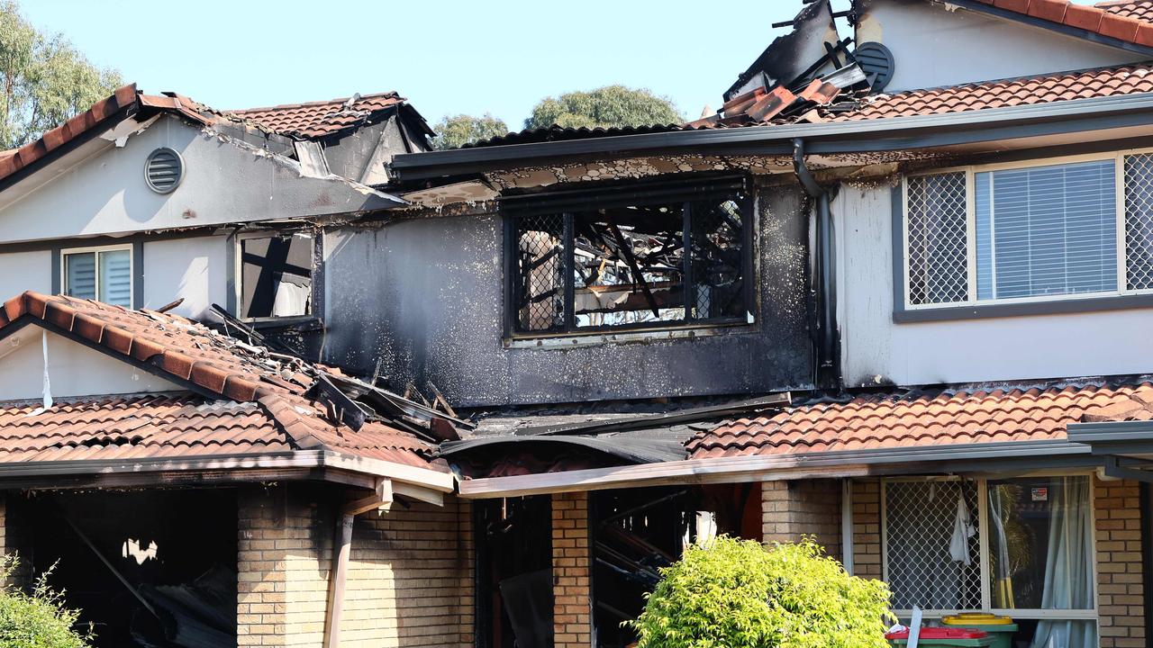 The girl’s mother and stepfather were interstate at the time of the fire. Picture: NewsWire/Tertius Pickard