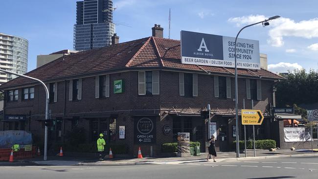 The Albion Hotel at Parramatta has become a venue of concern.