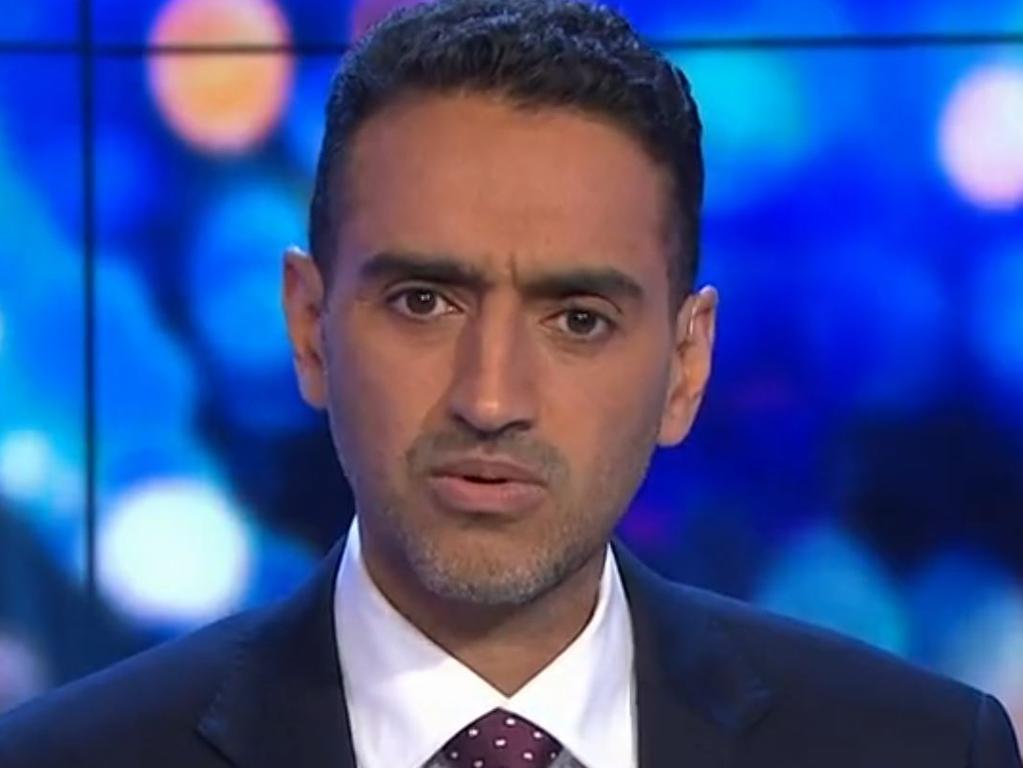 The Project's Waleed Aly tackled the scaling back of the building site watchdog. Picture: Channel 10.