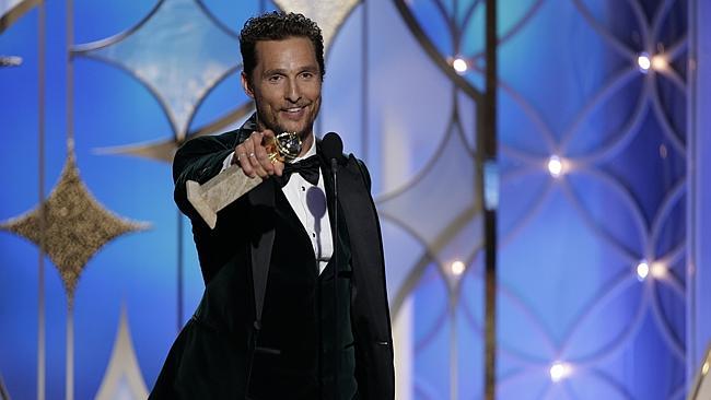 Matthew McConaughey gave a lesson in acceptance speeches at the Golden Globes. 