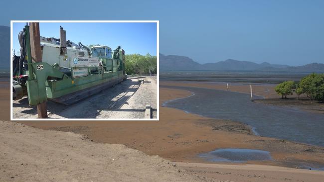 Dredging at Molongle Creek is set to begin after the dredge has sat unused for more than two months. Picture: Laura Thomas