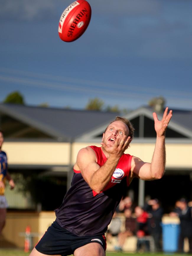 Lachlan Baddely was on song during St Albans’ big win. Picture: Mark Dadswell