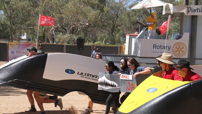 The Henley on Todd in Alice Springs, Saturday, August 17, 2024. Picture: Gera Kazakov