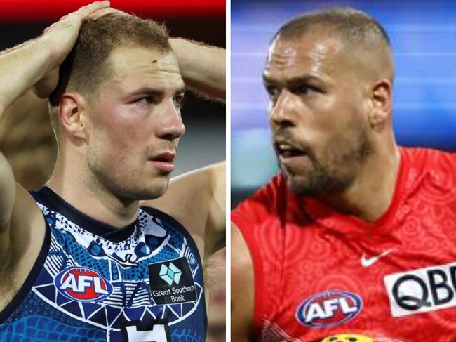 Harry McKay and Buddy Franklin.