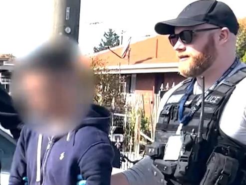 Victorian Police arrested 19-year-old man following an alleged stabbing melee at a shopping centreÂ in Maribyrnong in Melbourne's west on April 21. Picture: Supplied