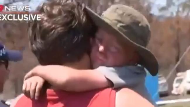 Jean Everleigh reunited with his parents after going missing on their property.