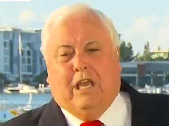 Clive Palmer made an explosive appearance on the Today show.