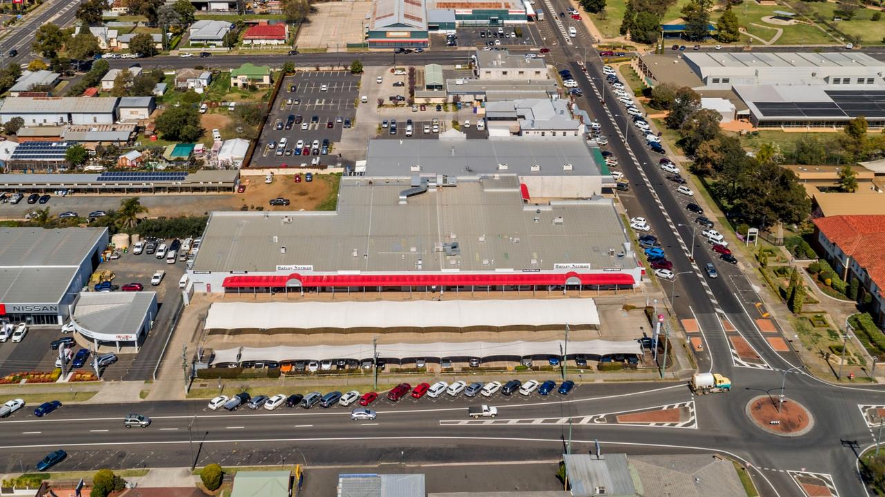 SOLD: The Harvey Norman building on Victoria Street in Warwick has been snapped up by a Brisbane developer for $1.8m.