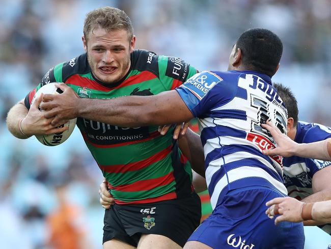 Tom Burgess is ready to step in and take on the Dragons pack. Picture: Getty Images