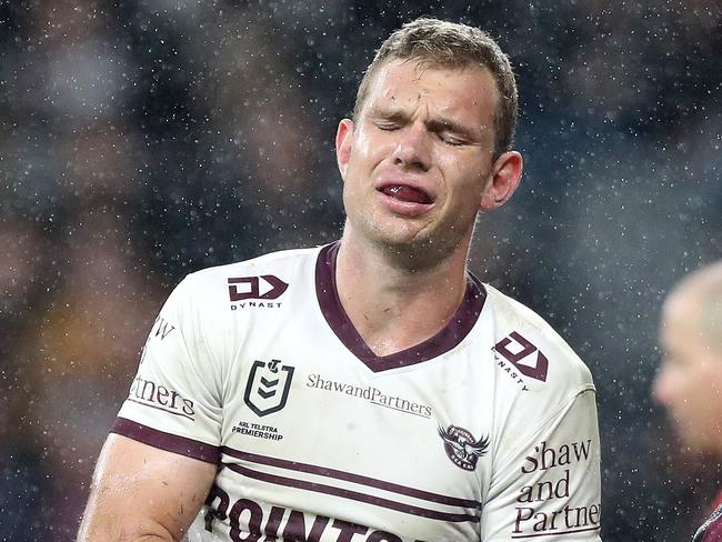 Tom Trbojevic was hurt in Friday's loss to Parramatta. Credit: NRL Images.