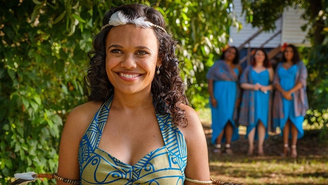 Miranda Tapsell is filming the sequel to her popular rom-com Top End Wedding.
