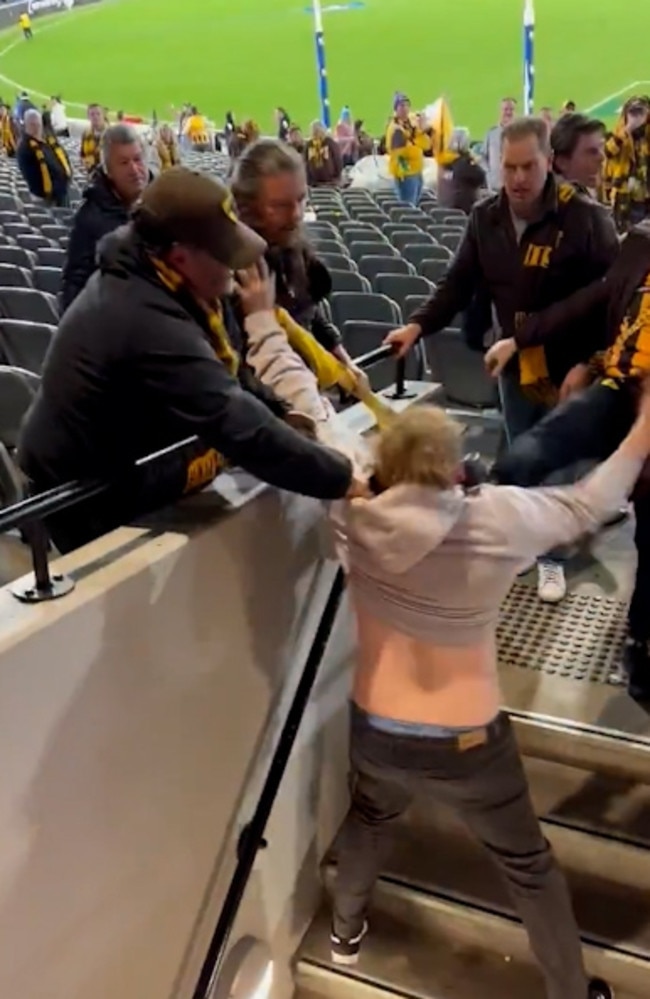Teh people were booted from the game for poor behaviour Picture: Greg Briggs