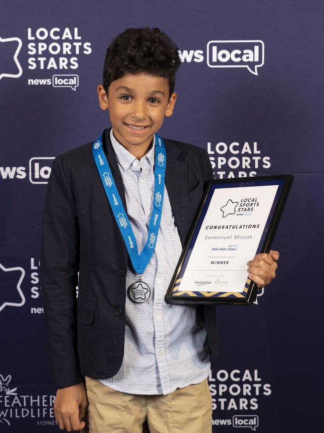 Emmanuel Missak took out the Young Sporting Spirit-Individual award. Picture: Matthew Vasilescu