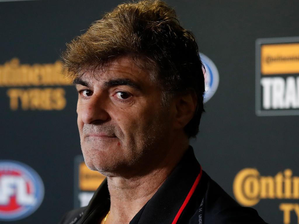 Adrian Dodoro’s time at the Bombers is coming to an end. (Photo by Michael Willson/AFL Photos via Getty Images)