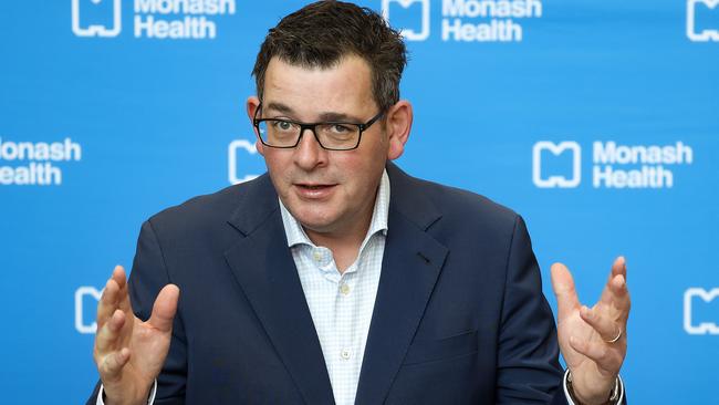 Victorian Premier Daniel Andrews said the program was modelled off a system used over in England. Picture: NCA NewsWire / Ian Currie